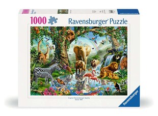Ravensburger Spiel Erwachsenenpuzzle 1000 Teile - Abenteuer im Dschungel 