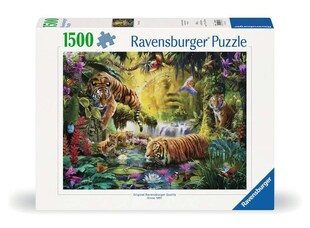 Ravensburger Spiel Erwachsenenpuzzle 1500 Teile - Idylle am Wasserloch 