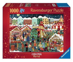 Ravensburger Spiel Erwachsenenpuzzle 1000 Teile - Christmas Market 