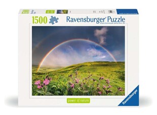 Ravensburger Spiel Erwachsenenpuzzle Power of Nature 1500 Teile - Spektakulärer Regenbogen 