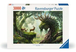 Ravensburger Spiel Erwachsenenpuzzle 3000 Teile - Der Walddrache erwacht 