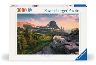 Ravensburger Spiel Erwachsenenpuzzle 3000 Teile - Almbock mit Baby 
