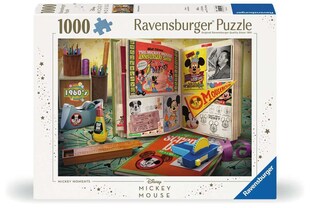 Ravensburger Spiel Erwachsenenpuzzle 1000 Teile - Disney Micky Maus - 1960 Mickey Moments 