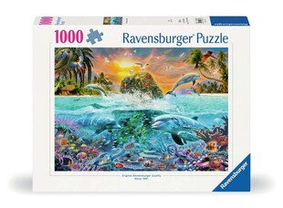 Ravensburger Spiel Erwachsenenpuzzle 1000 Teile - Die Unterwasserinsel 