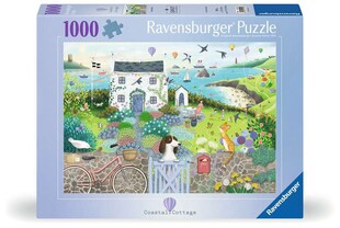 Ravensburger Spiel Erwachsenenpuzzle 1000 Teile - Haus an der Küste 