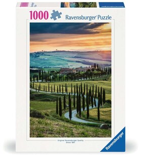 Ravensburger Spiel Erwachsenenpuzzle 1000 Teile - Orciatal, Toskana 