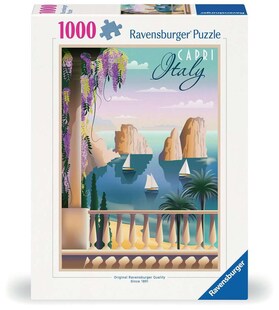 Ravensburger Spiel Erwachsenenpuzzle 1000 Teile - Postkarte aus Capri 
