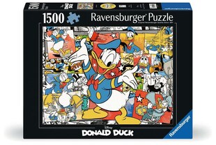 Ravensburger Spiel Erwachsenenpuzzle 1500 Teile - Disney Classics - Donald Duck 