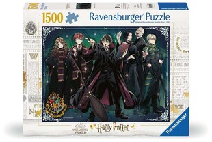 Ravensburger Spiel Erwachsenenpuzzle 1500 Teile - Harry Potter - Gryffindor vs. Slytherin 