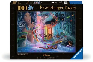 Ravensburger Spiel Erwachsenenpuzzle 1000 Teile - Disney Prinzessinnen - Disney Castle: Pocahontas 