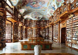 Ravensburger Spiel Erwachsenenpuzzle 1000 Teile - Bibliothek in St. Florian Monastery, Österreich 