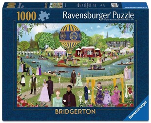 Ravensburger Spiel Erwachsenenpuzzle 1000 Teile - Bridgerton - Sehen und gesehen werden 