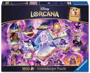 Ravensburger Spiel Erwachsenenpuzzle 1000 Teile - Disney Lorcana - Glimmers of the Realm: Amethyst 