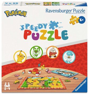 Ravensburger Spiel Kinderpuzzle 4x35 Teile - Pokémon - Speedy Puzzle Pokémon 