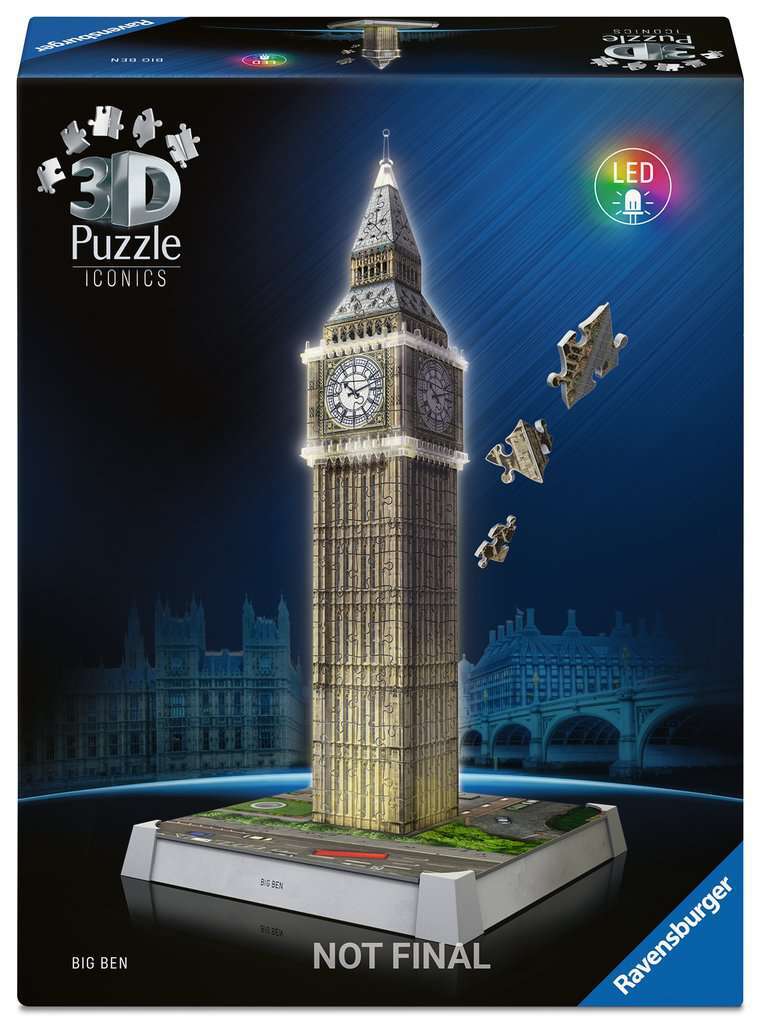 Ravensburger Spiel Iconics: Big Ben - mit Licht 