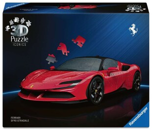 Ravensburger Spiel 3D Puzzle Iconics: Ferrari SF90 Stradale 