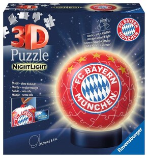 Ravensburger Spiel 3D Puzzle Nachtlicht FC Bayern München 