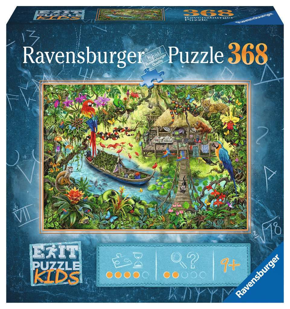 Ravensburger Spiel EXIT Puzzle Kids Die Dschungelexpedition 