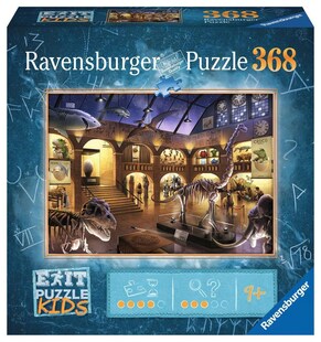 Ravensburger Spiel Kinderpuzzle 368 Teile - EXIT Puzzle Kids Im Naturkundemuseum 