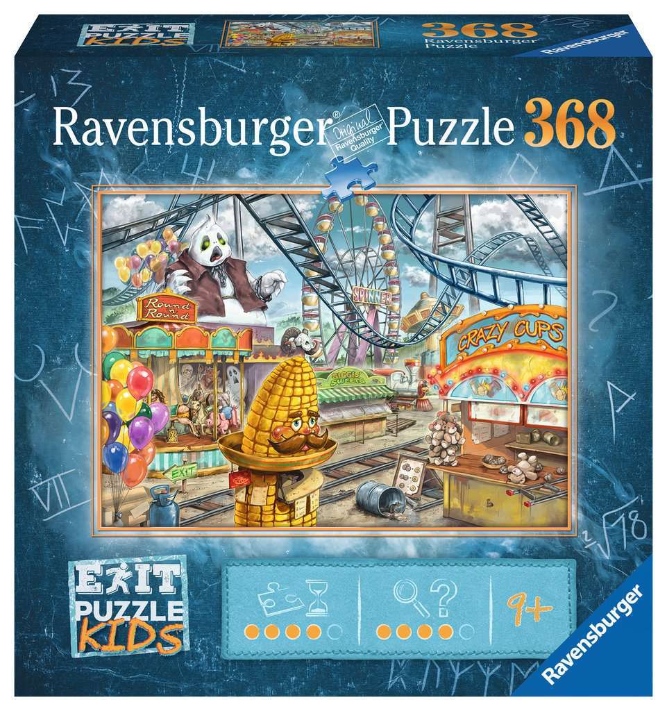 Ravensburger Spiel EXIT Puzzle Kids Im Freizeitpark 