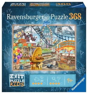 Ravensburger Spiel Kinderpuzzle 368 Teile - EXIT Puzzle Kids Im Freizeitpark 