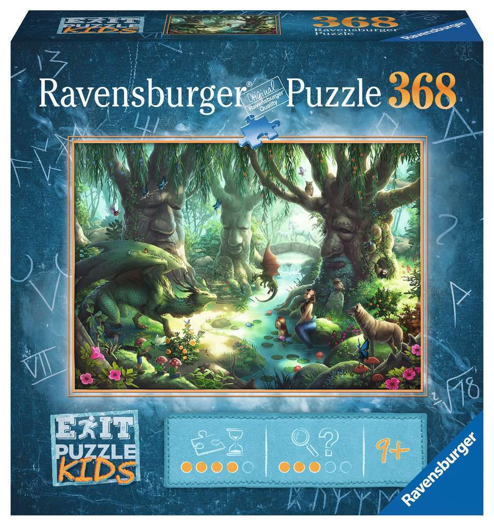 Ravensburger Spiel EXIT Puzzle Kids Der magische Wald 
