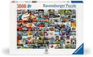 Ravensburger Spiel Erwachsenenpuzzle 3000 Teile - Volkswagen - 99 Bulli Moments 