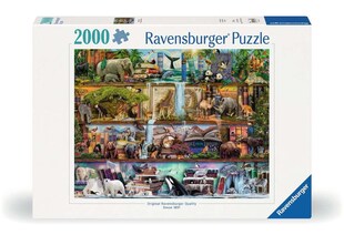 Ravensburger Spiel Erwachsenenpuzzle 2000 Teile - Aimee Stewart: Großartige Tierwelt 