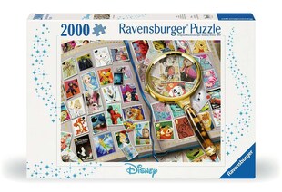 Ravensburger Spiel Erwachsenenpuzzle 2000 Teile - Disney Classics - Meine liebsten Briefmarken 