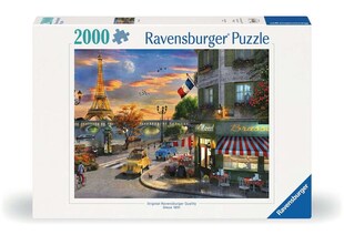 Ravensburger Spiel Erwachsenenpuzzle 2000 Teile - Romantische Abendstunde in Paris 