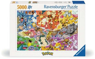 Ravensburger Spiel Erwachsenenpuzzle 5000 Teile - Pokémon - Allstars 