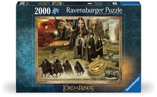 Ravensburger Spiel Erwachsenenpuzzle 2000 Teile - Der Herr der Ringe 