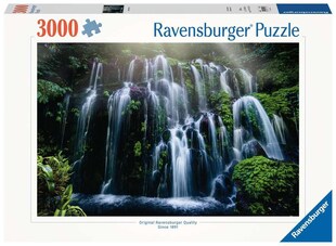 Ravensburger Spiel Erwachsenenpuzzle 3000 Teile - Wasserfall auf Bali 