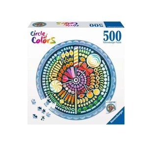 Ravensburger Spiel 500 Teile - Circle of Colors - Süßigkeiten 