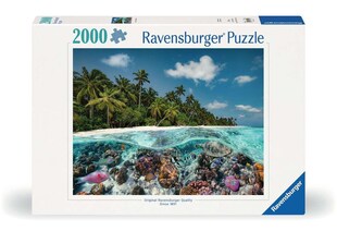 Ravensburger Spiel Erwachsenenpuzzle 2000 Teile - Ein Tauchgang auf den Malediven 