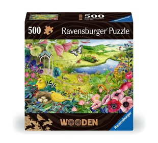 Ravensburger Spiel WOODEN Puzzle - Wilder Garten - Holzpuzzle für Erwachsene mit 500 Teilen 