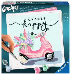 Ravensburger Spiel CreArt Adults Trend - Choose happy 