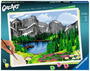 Ravensburger Spiel CreArt Adults Premium - Bergblick 