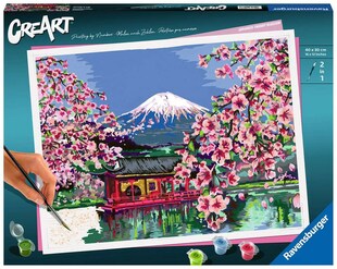 Ravensburger Spiel CreArt Adults Premium - Japanische Kirschblüten 