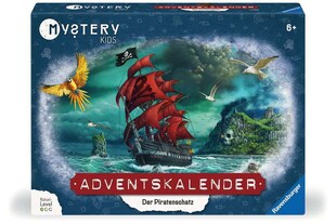 Ravensburger Spiel Mystery Adventskalender - Kids: Der Piratenschatz 