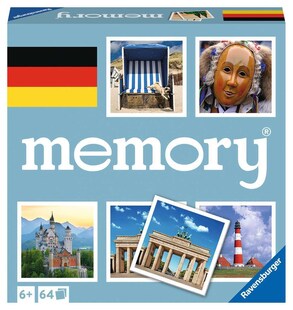 Ravensburger Spiel memory® Deutschland - Gesellschaftsspiel & Brettspiel ab 6 Jahre 