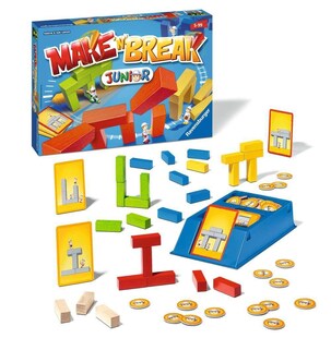 Ravensburger Spiel Make 'n' Break Junior - Kinderspiel ab 5 Jahre 