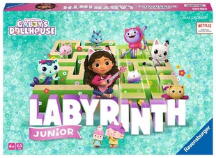 Ravensburger Spiel Gabby's Dollhouse: Junior Labyrinth - Kinderspiel ab 4 Jahre 