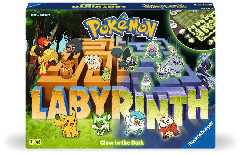Ravensburger Spiel Pok&eacute;mon Labyrinth Glow in the Dark 