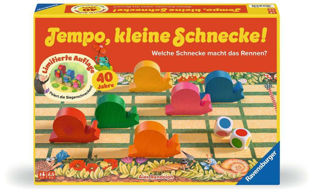 Ravensburger Spiel Tempo, kleine Schnecke! 40 Jahre Jubil&auml;umsausgabe 