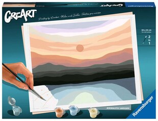 Ravensburger Spiel CreArt Adults Trend - Minimalistische Landschaft 