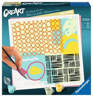 Ravensburger Spiel CreArt Adults Trend - Ausgefallene Formen 