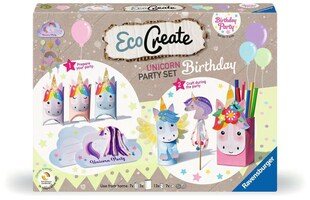Ravensburger Spiel EcoCreate Maxi - Feiere deinen Einhorn-Geburtstag 