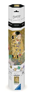 Ravensburger Spiel CreArt, Malen nach Zahlen Canvas Leinwand - Leinwand Der Kuss (Klimt) 