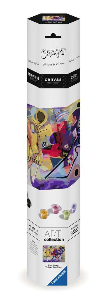 Ravensburger Spiel Leinwand Gelb, Rot, Blau (Kandinsky) 